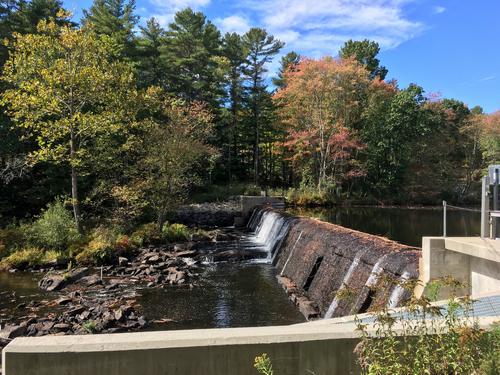 Wiswall Dam on the Lamprey River Tour in southeastern New Hampshire