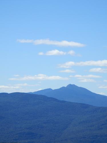 a segment of the panoramic view at the near-summit cliff on Laraway Mountain VT