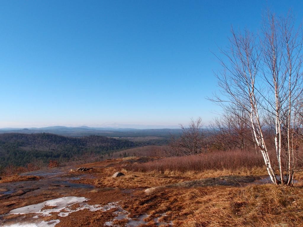 view from the summit of Abbott Mountain in Maine