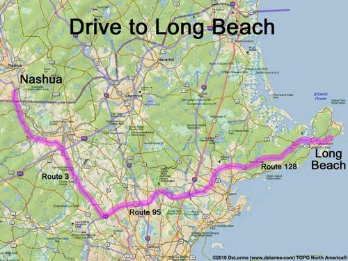 Long Beach drive route