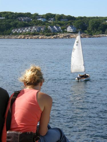 sailboat at Rockport in Massachusetts