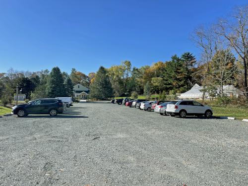 parking in November at Long Hill in northeast Massachusetts