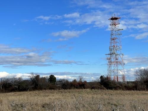 communications tower in November at Long Lake Park in northeast Massachusetts