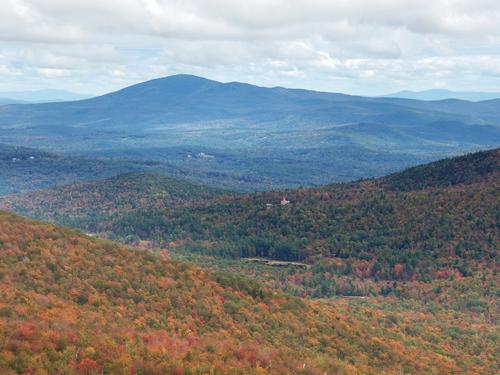 view of Mount Sunapee from the East Outlook on Lucia's Lookout in southern New Hampshire