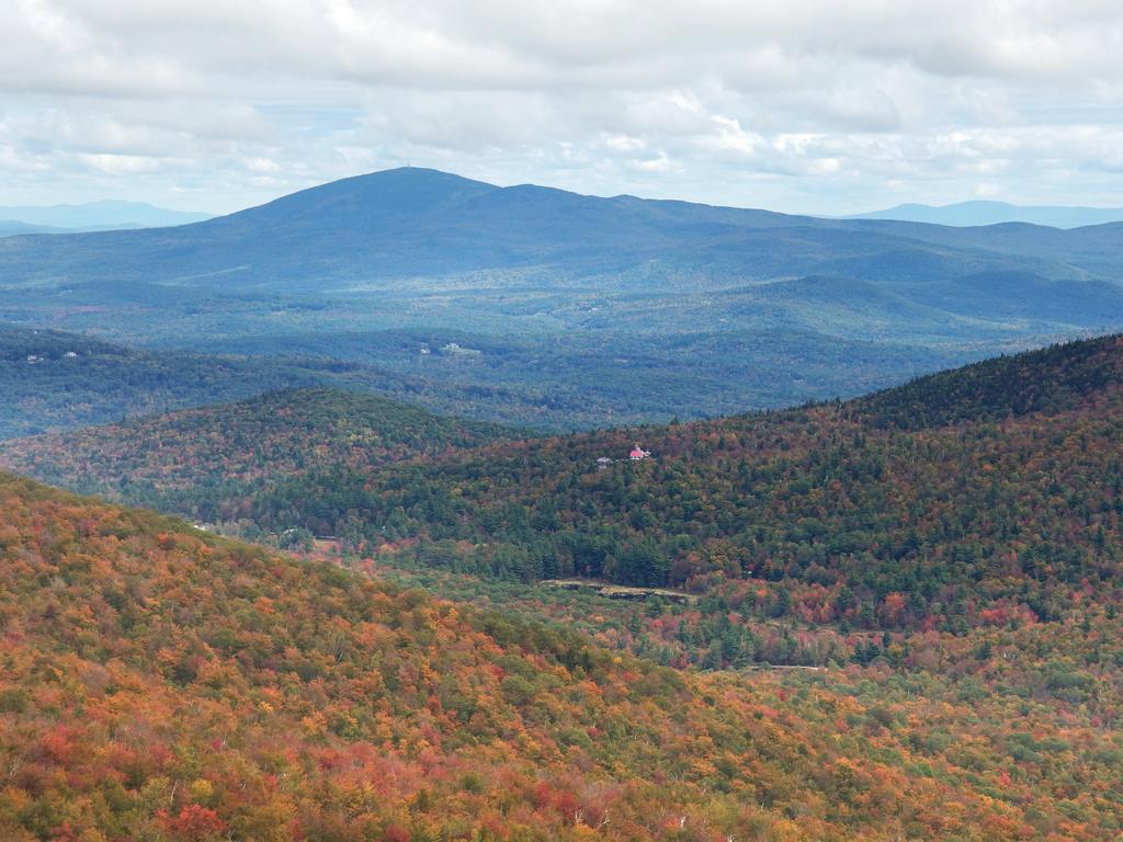 view of Mount Sunapee from the East Outlook on Lucia's Lookout in southern New Hampshire
