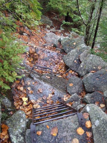 Perpendicular Trail to Mansell Mountain within Acadia National Park in coastal Maine
