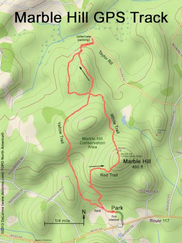 Marble Hill gps track