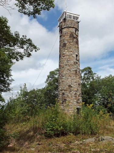 fire tower atop Massaemett Mountain in western Massachusetts