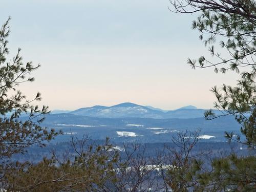 mountain view from McCoy Mountain in southern New Hampshire