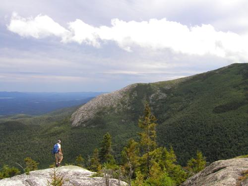 view from the Bicknell Ridge Trail on the way to Mount Meader in New Hampshire