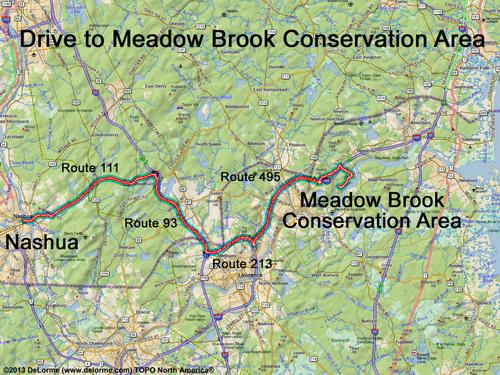 Meadow Brook drive route