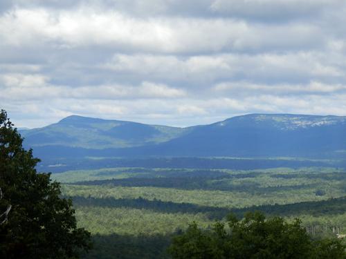 view of Croydon Peak and Granthan Mountain from Melvin Hill in New Hampshire