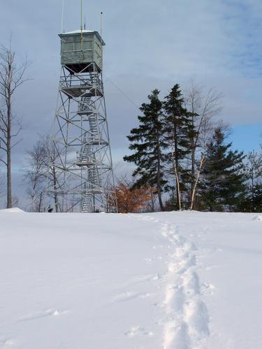 fire tower on Milan Hill in northern New Hampshire