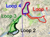 loop hikes map