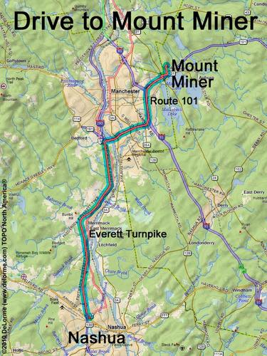 Mount Miner drive route