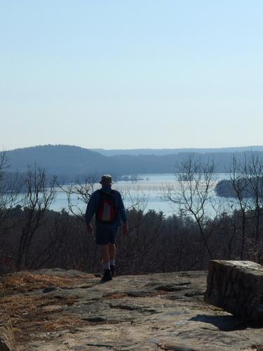 view of Massabesic Lake from Mount Miner in southern New Hampshire