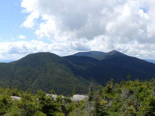 view toward Kinsman Mountain and Northeast Cannonball from Mittersill Mountain in New Hampshire