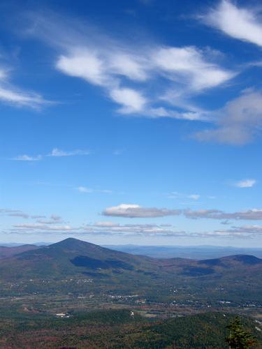 view in October of Kearsarge North mountain from Moat Mountain in New Hampshire