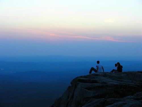 twilight view from Mount Monadnock NH