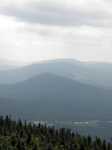 view from Monadnock Mountain in Vermont