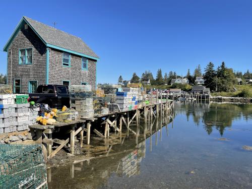 lobstering facility in September at Port Clyde near Monhegan Island off the coast of Maine