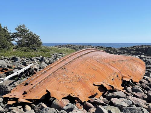 wreck in September on Monhegan Island off the coast of Maine