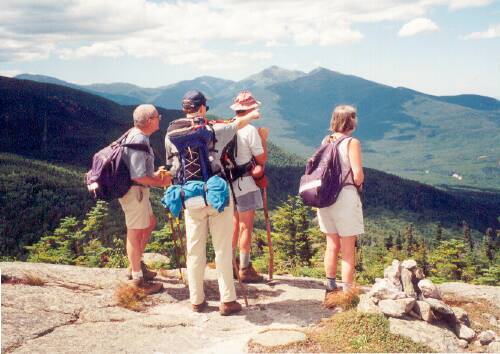 ledge view from Mount Moriah in New Hampshire