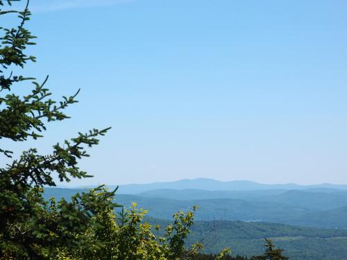 view from the Elwell Trail over Mowglis Mountain in New Hampshire