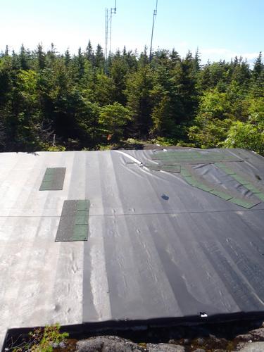 helipad at the summit of Moxie Mountain in Maine