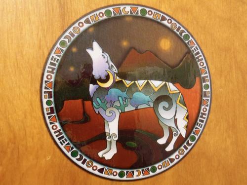 emblem of the White Wolf Inn in Stratton Maine
