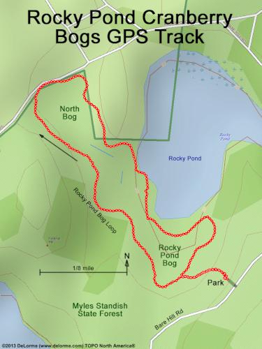 Rocky Pond Cranberry Bogs GPS track