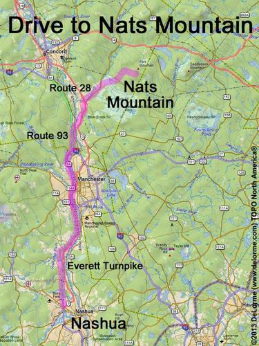 Nats Mountain drive route