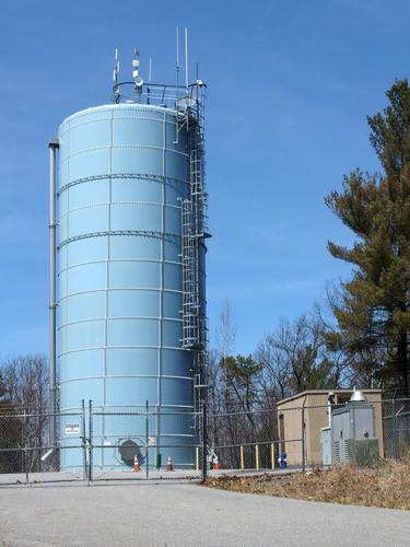 water tank on Nobscot Hill in eastern Massachusetts
