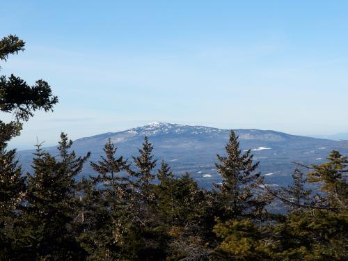 view west from North Pack Monadnock Mountain in New Hampshire