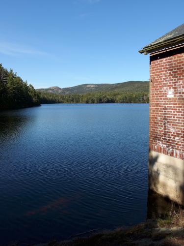 Lower Hadlock Pond near Norumbega Mountain at Acadia National Park in Maine
