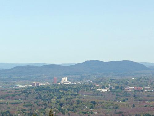 view of Amherst and Mount Toby from Mount Norwottuck in Massachusetts