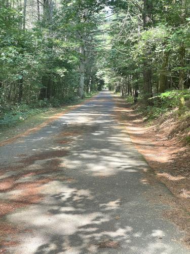 trail in September at Norwottuck Rail Trail near Northampton in northern Massachusetts