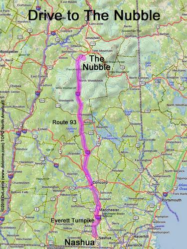 The Nubble drive route