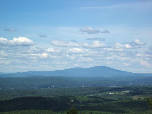 view of Mount Kearsarge from Oak Hill fire tower in New Hampshire