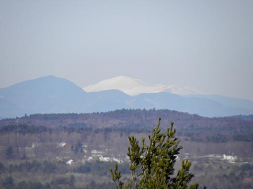 Mount Washington as seen from Oak Hill in New Hampshire
