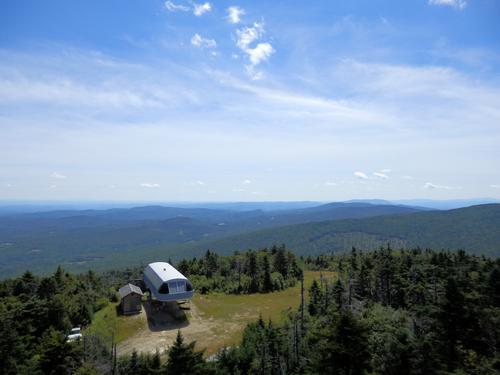 view from the observation tower on Okemo (Ludlow) Mountain in Vermont