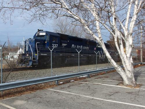 train at Old Orchard Beach in Maine