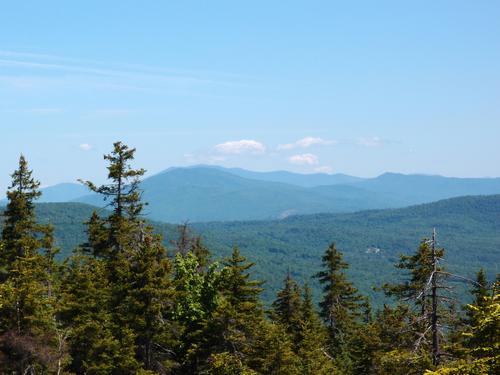 view from the Elwell Trail near Oregon Mountain in New Hampshire