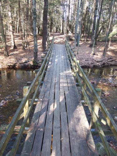 footbridge at Mount Orient in northwest Massachusetts
