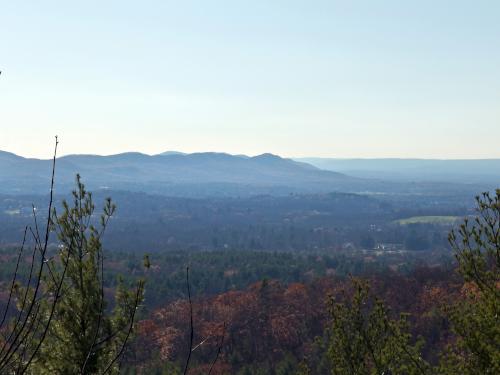 view from the trail to Mount Orient in northwest Massachusetts