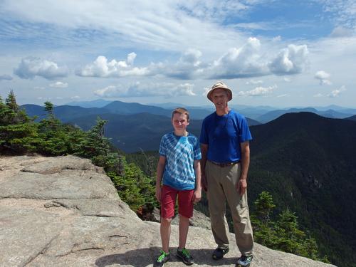 Carl and Fred on top of Mount Osceola in New Hampshire