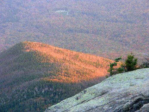 late-afternoon view from Mount Osceola in New Hampshire
