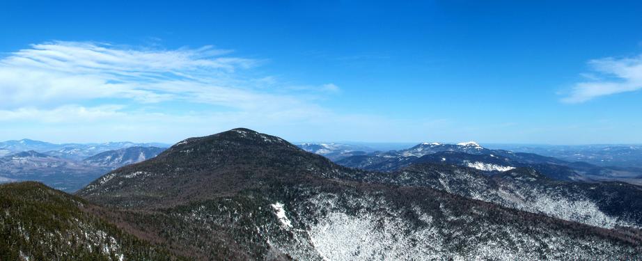 A view of Mount Passaconaway as seen from the Rollins Trail in NH on March 2010