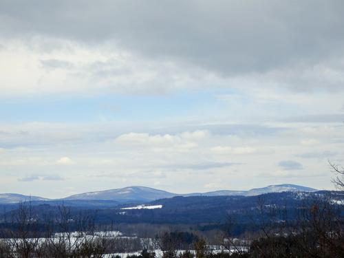view of the Pack Monadnocks from Mayflower Hill in New Hampshire
