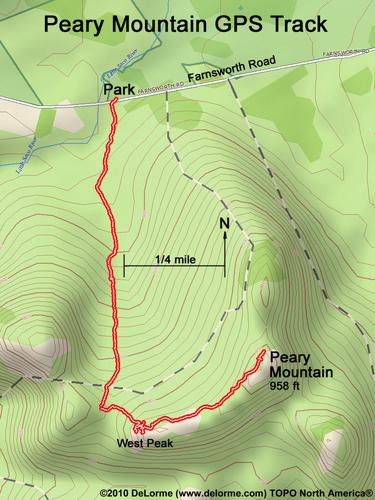 Peary Mountain gps track